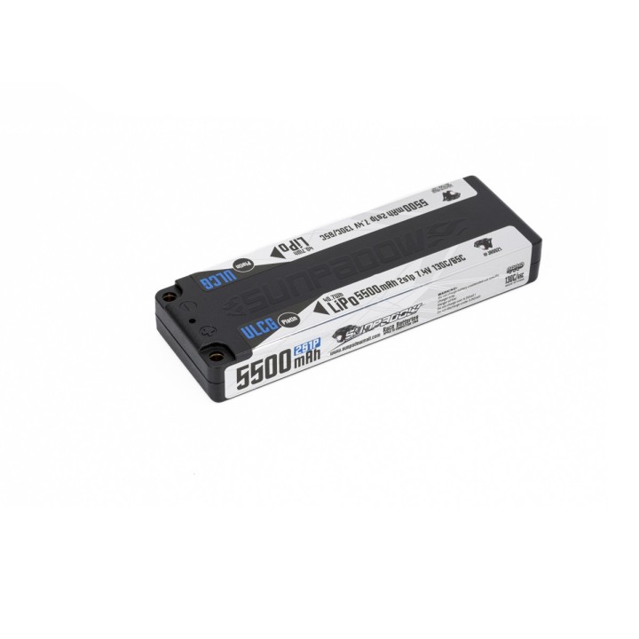 Sunpadow Platin Series Lipo Battery 5500mAh 7.4V 2S1P 130C - Sunpadow