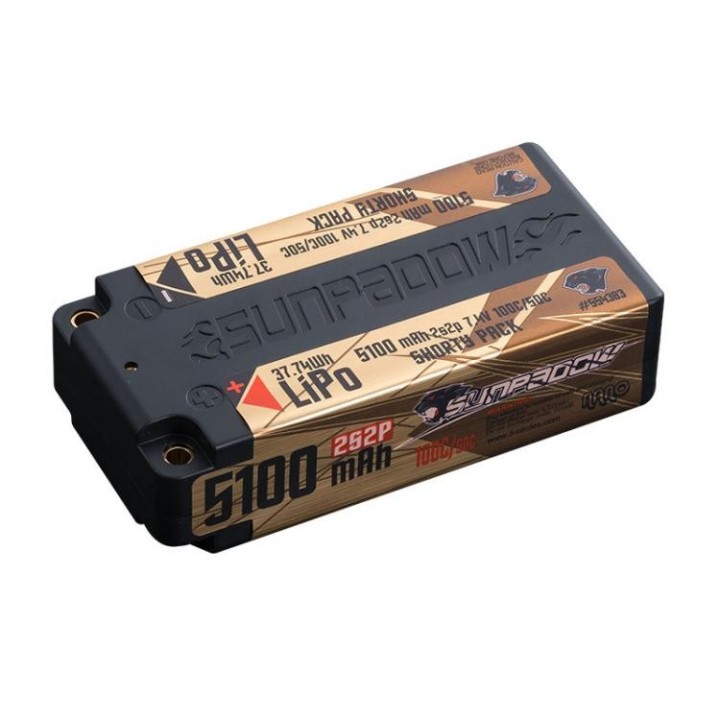 Sunpadow Competition Lipo Battery 5100mAh-7.4V-2S2P