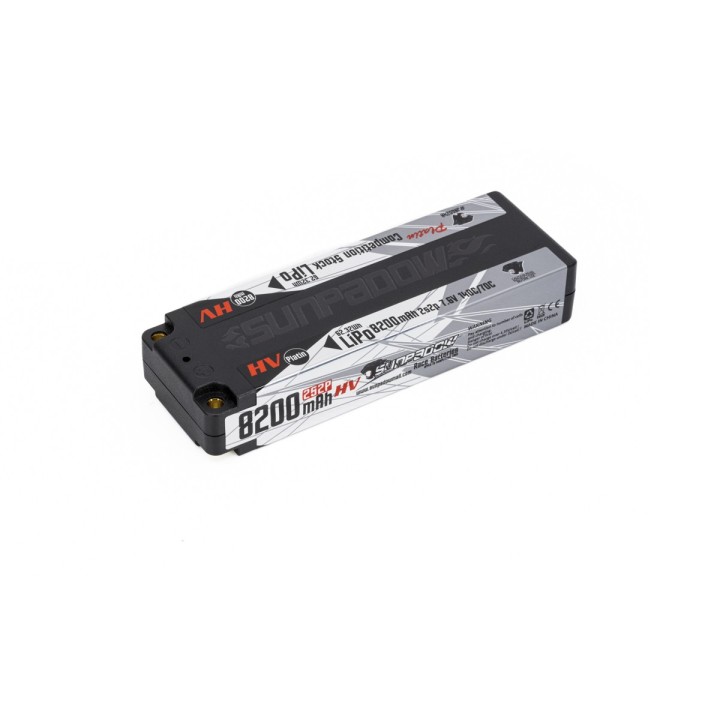 Sunpadow Platin Series Lipo Battery 8200mAh 7.6V 2S2P 140C - Sunpadow