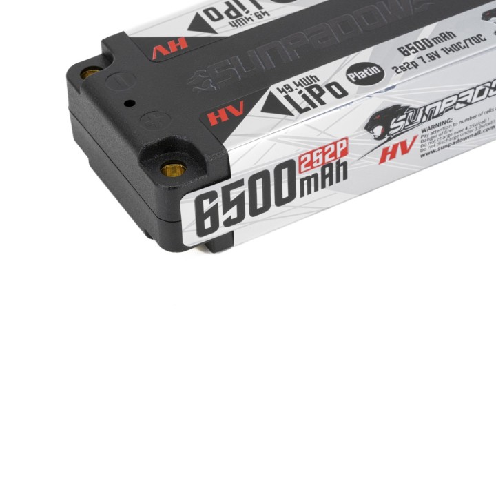 Sunpadow Platin Series Lipo Battery 6500mAh 7.6V 2S2P 140C - Sunpadow