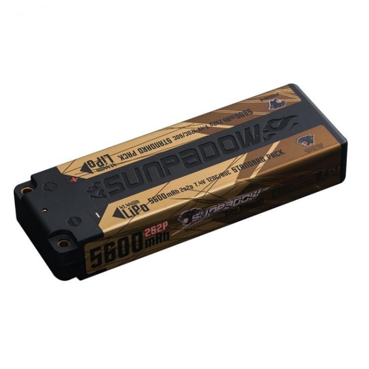 Sunpadow Competition Lipo Battery 5600mAh-7.4V-2S2P