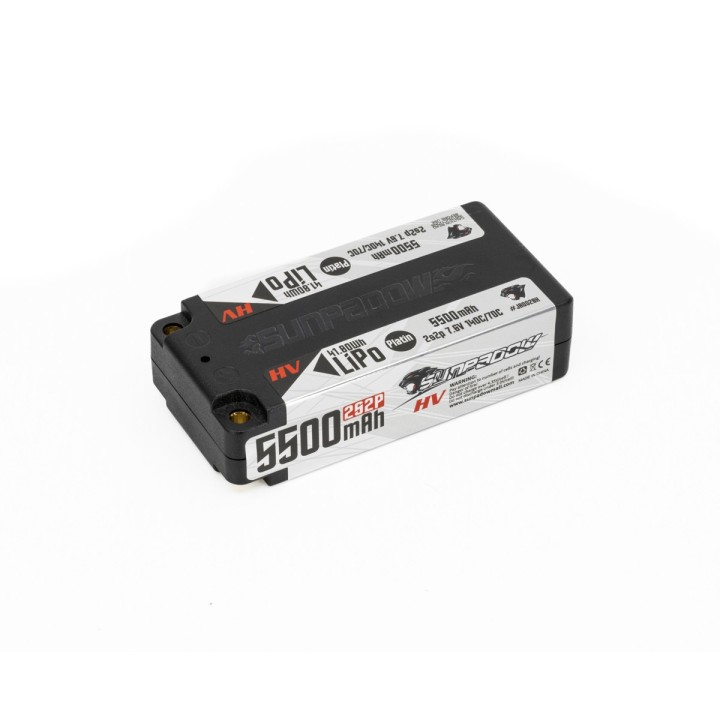 Sunpadow Platin Series Lipo Battery 5500mAh 7.6V 2S2P 140C - Sunpadow