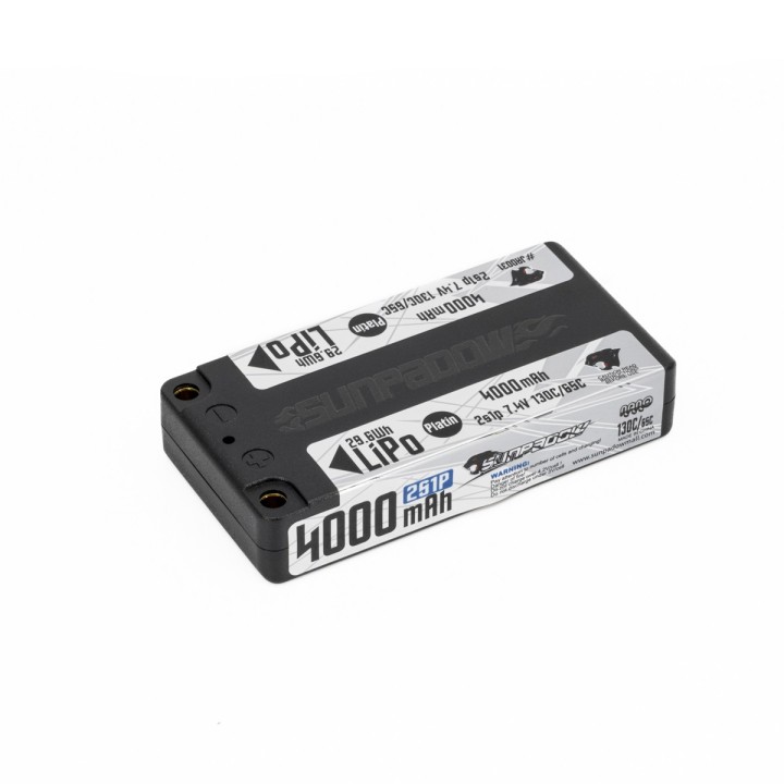 Sunpadow Platin Series Lipo Battery 4000mAh 7.4V 2S1P 130C - Sunpadow