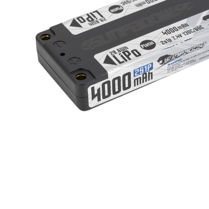Sunpadow Platin Series Lipo Battery 4000mAh 7.4V 2S1P 130C - Sunpadow