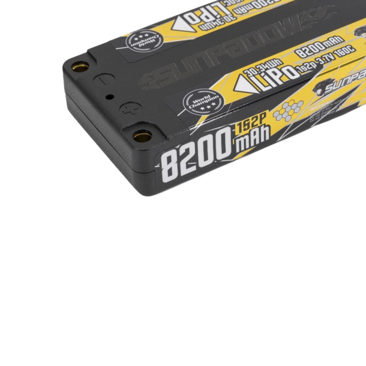 Sunpadow Champion Series Lipo Battery 8200mAh 3.7V 1S2P 160C - Sunpadow