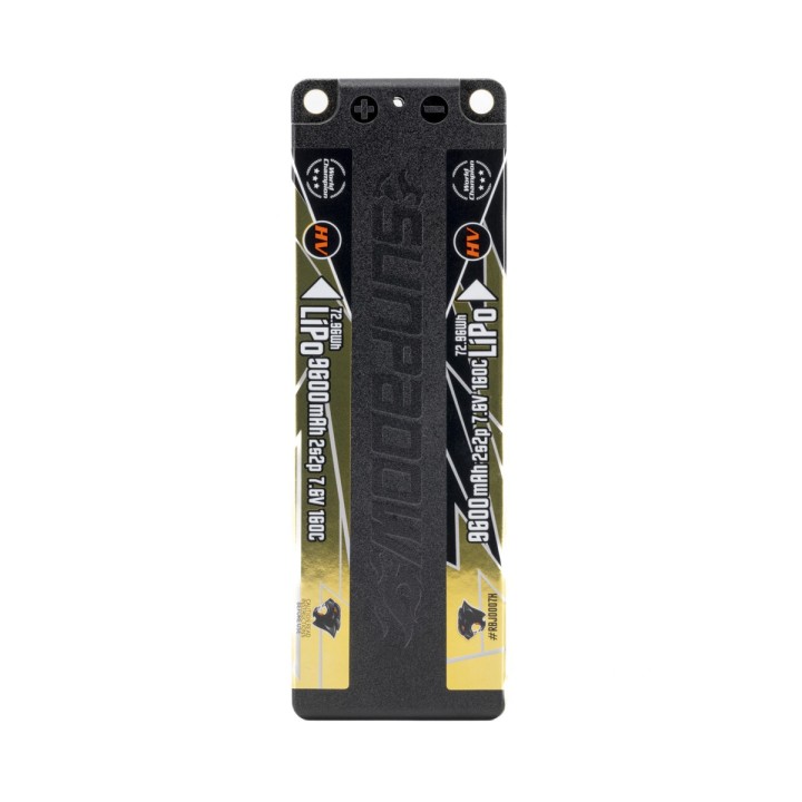 Sunpadow Champion Series Lipo Battery 9600mAh 7.6V 2S2P 160C - Sunpadow