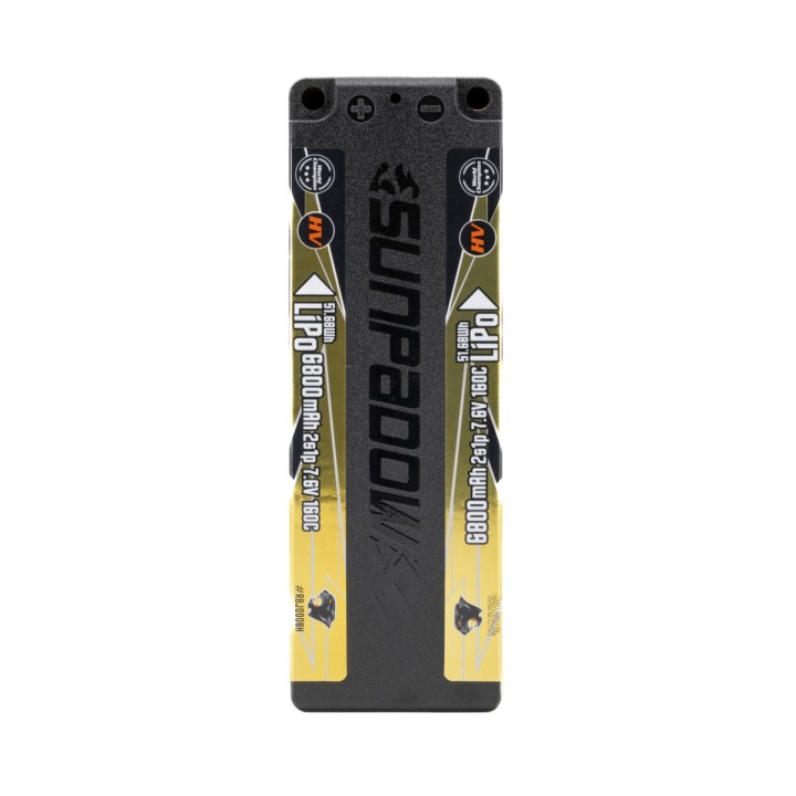 Sunpadow Champion Series Lipo Battery 6800mAh 7.6V 2S1P 160C - Sunpadow
