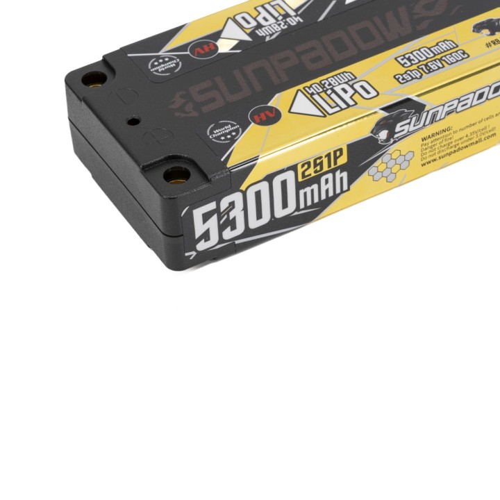 Sunpadow Champion Series Lipo Battery 5300mAh 7.6V 2S1P 160C - Sunpadow