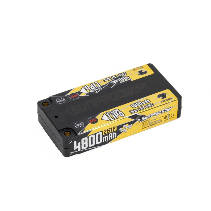 Sunpadow Champion Series Lipo Battery 4800mAh 7.6V 2S1P 160C - Sunpadow