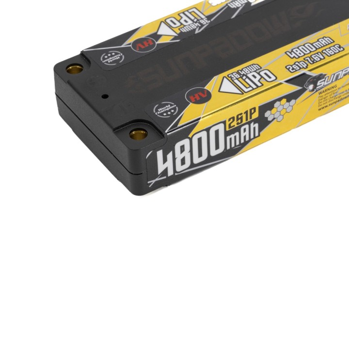 Sunpadow Champion Series Lipo Battery 4800mAh 7.6V 2S1P 160C - Sunpadow