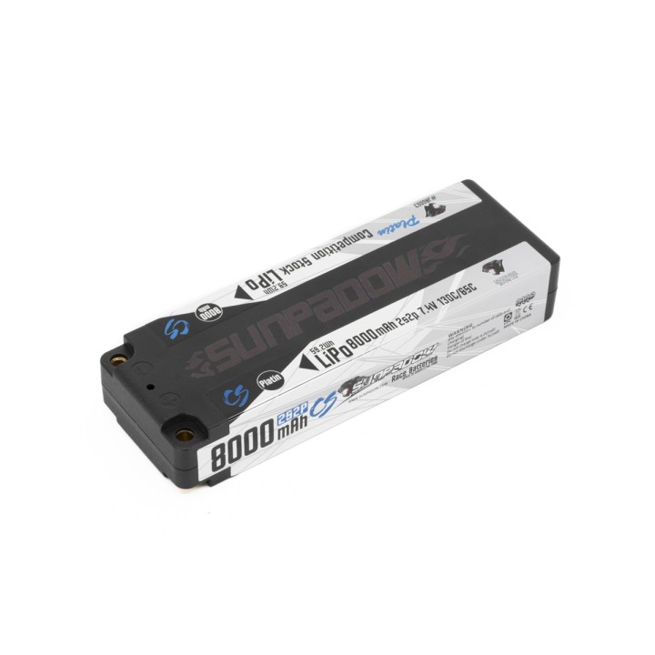 Sunpadow Platin Series Lipo Battery 8000mAh 7.4V 2S2P 130C - Sunpadow