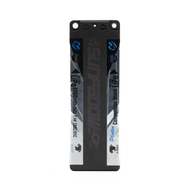 Sunpadow Platin Series Lipo Battery 8000mAh 7.4V 2S2P 130C - Sunpadow
